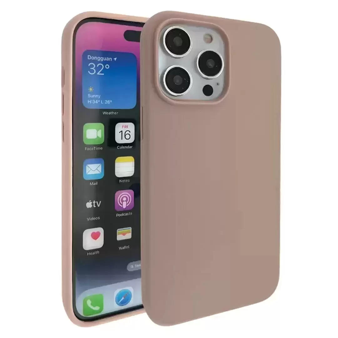 iPhone 16 Pro Soft Touch Case Rose Gold